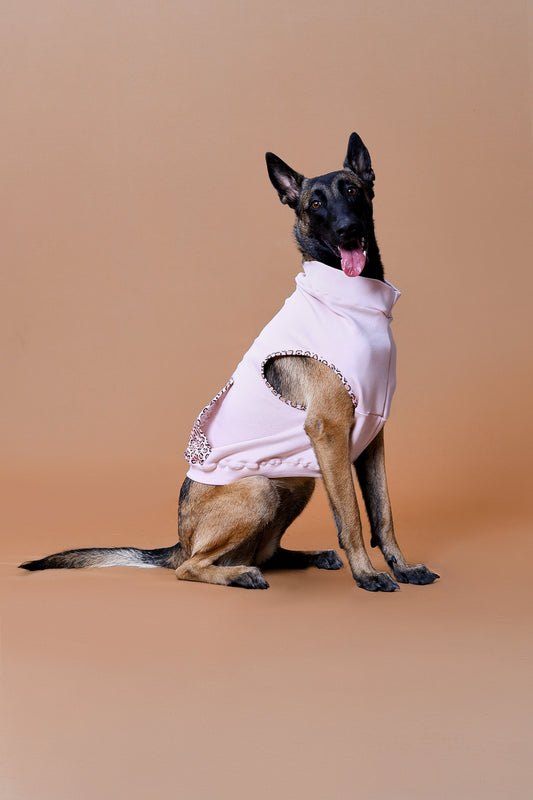 Cuello tortuga Rosa Animal Print