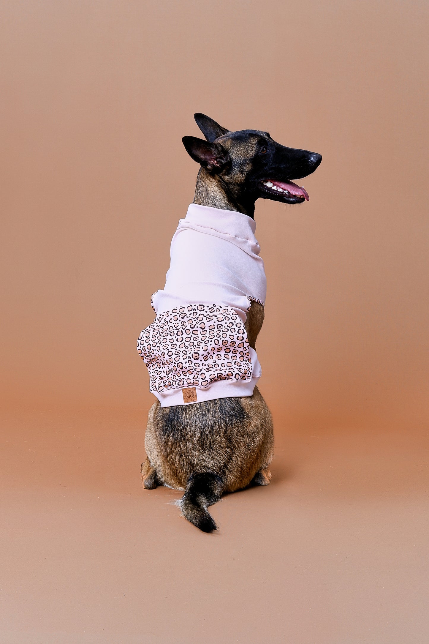 Rosa Animal Print Turtleneck