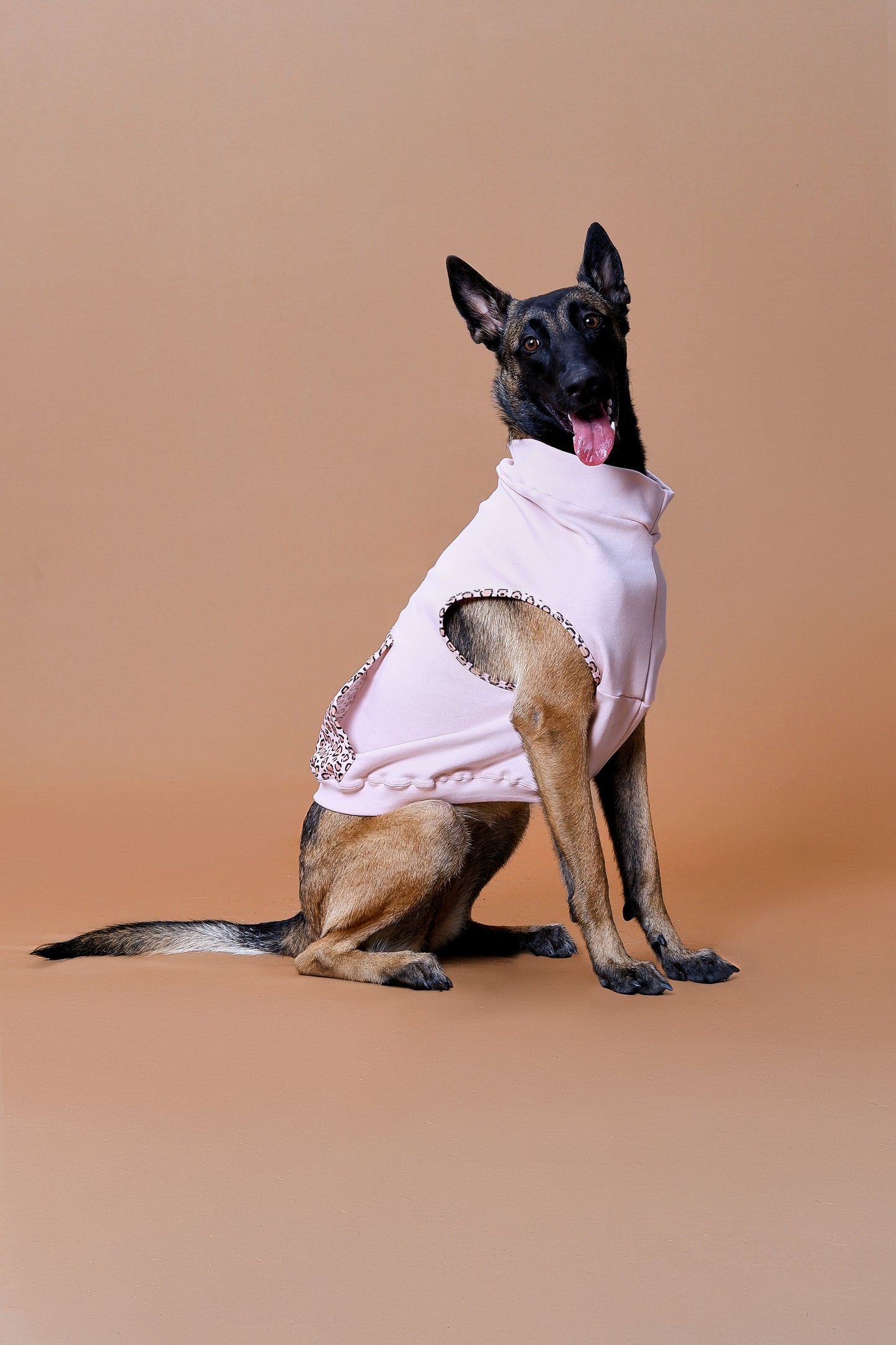 Rosa Animal Print Turtleneck