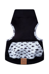 Cuello tortuga negro de ojitos