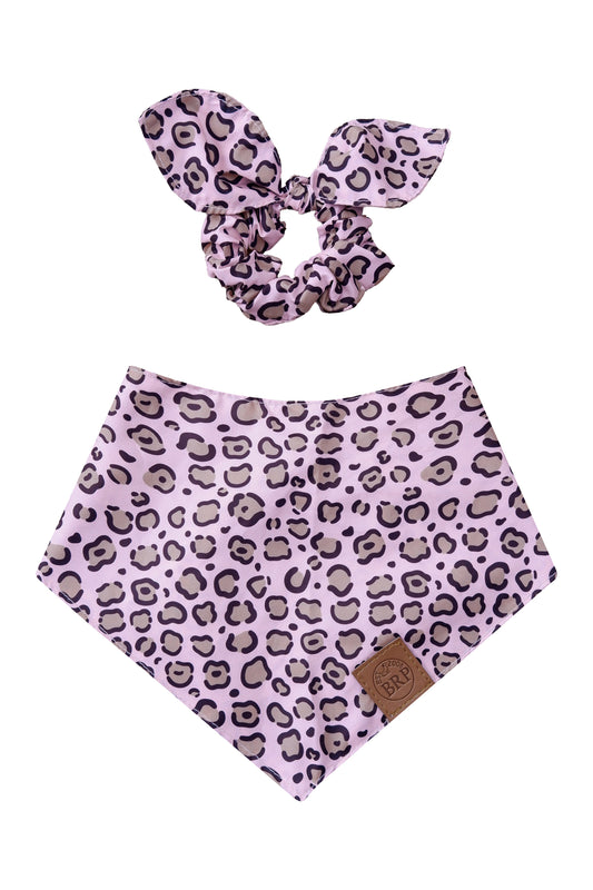 Pañoleta Animal Print Rosa