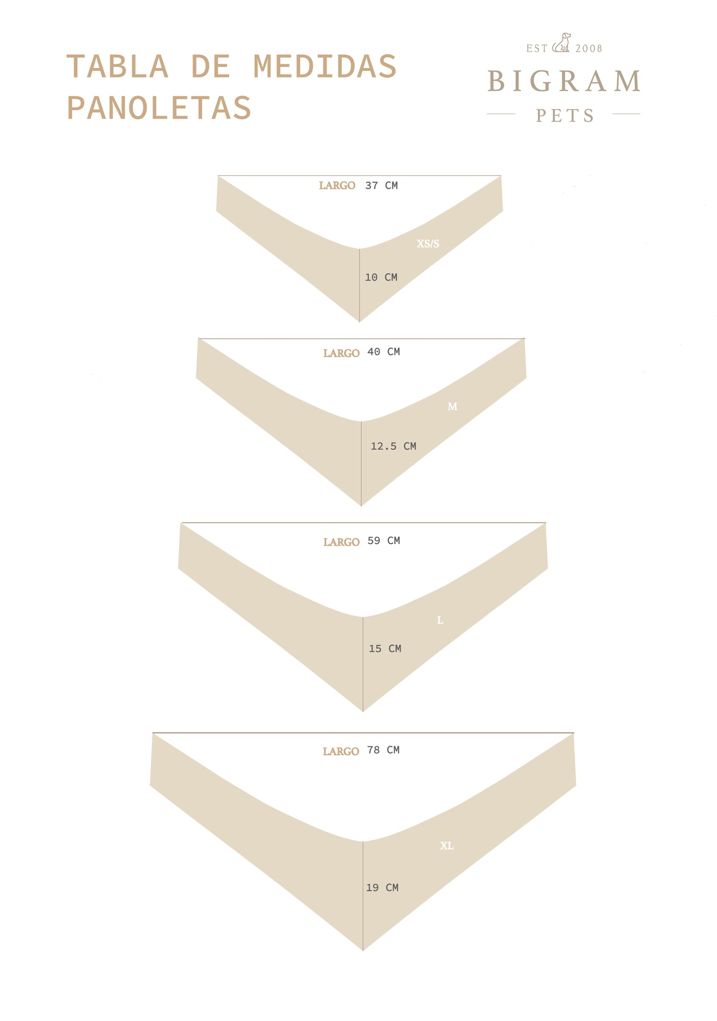 Pañoleta blanca con cruces amarillas