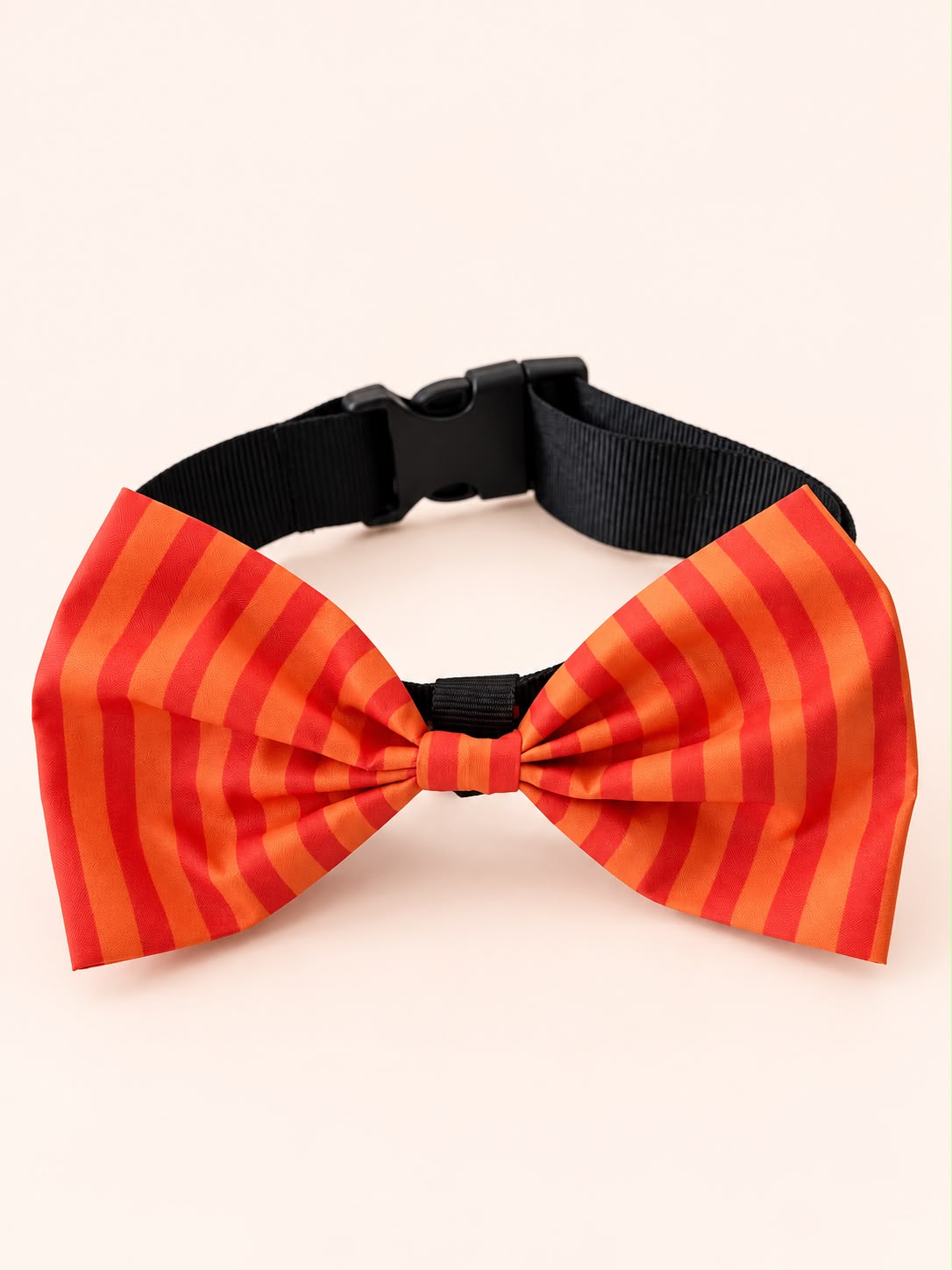 Orange Stripe Halloween Bow Tie