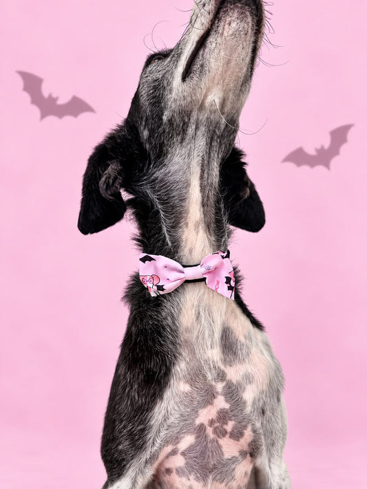 Corbatín Halloween Rosa